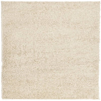 Tappeto Shaggy a Pelo Lungo Moderno Oro 240x240 cmcod mxl 112004