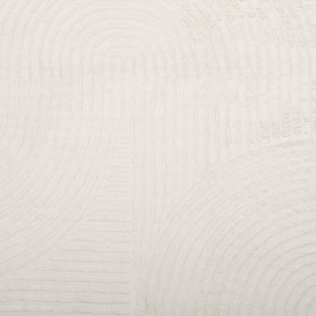 Tappeto IZA a Pelo Corto Aspetto Scandinavo Crema 100x200 cm 375439