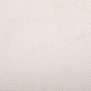 Tappeto IZA a Pelo Corto Aspetto Scandinavo Crema 100x200 cm 375439