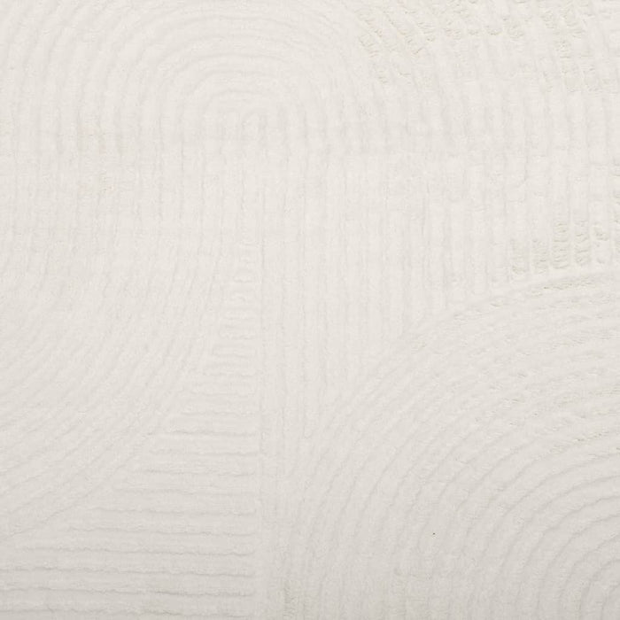 Tappeto IZA a Pelo Corto Aspetto Scandinavo Crema 100x200 cm 375439