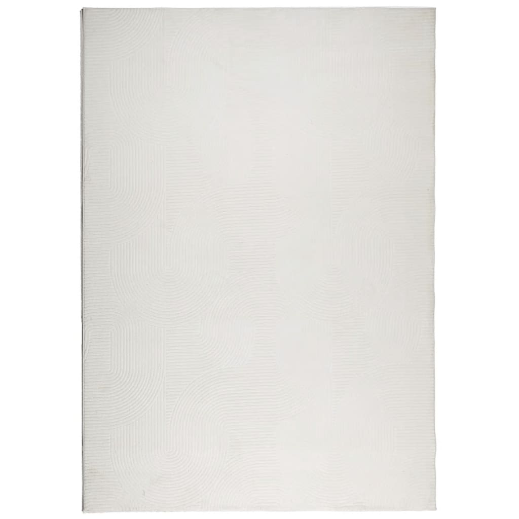 Tappeto IZA a Pelo Corto Aspetto Scandinavo Crema 160x230 cm 375442