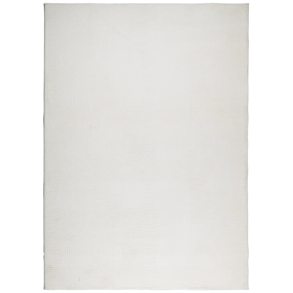 Tappeto IZA a Pelo Corto Aspetto Scandinavo Crema 200x280 cm 375443