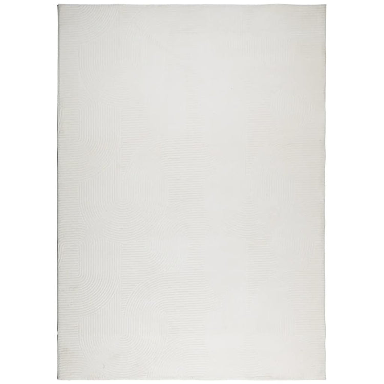 Tappeto IZA a Pelo Corto Aspetto Scandinavo Crema 200x280 cm 375443