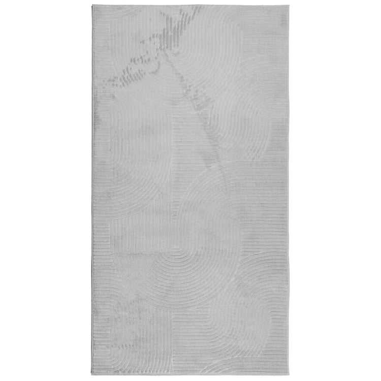 Tappeto IZA a Pelo Corto Aspetto Scandinavo Grigio 80x150 cm 375450