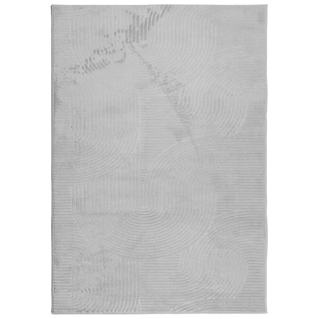 Tappeto IZA a Pelo Corto Aspetto Scandinavo Grigio 120x170 cm 375452