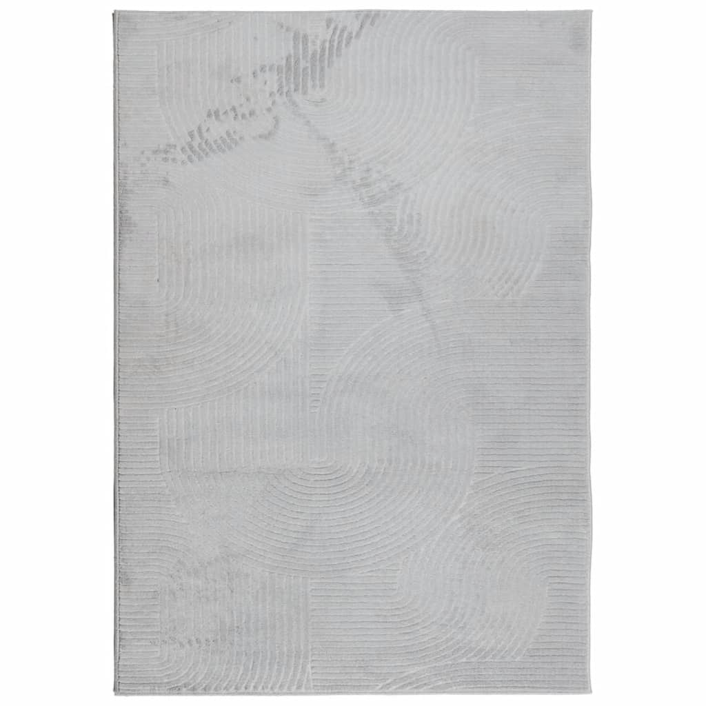 Tappeto IZA a Pelo Corto Aspetto Scandinavo Grigio 140x200 cm 375453