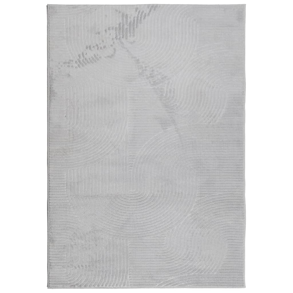 Tappeto IZA a Pelo Corto Aspetto Scandinavo Grigio 160x230 cm 375454