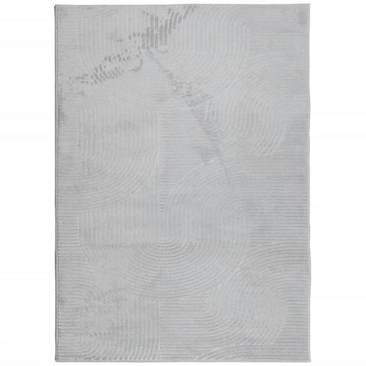 Tappeto IZA a Pelo Corto Aspetto Scandinavo Grigio 200x280 cm 375455