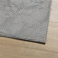 Tappeto IZA a Pelo Corto Aspetto Scandinavo Grigio 200x280 cm 375455