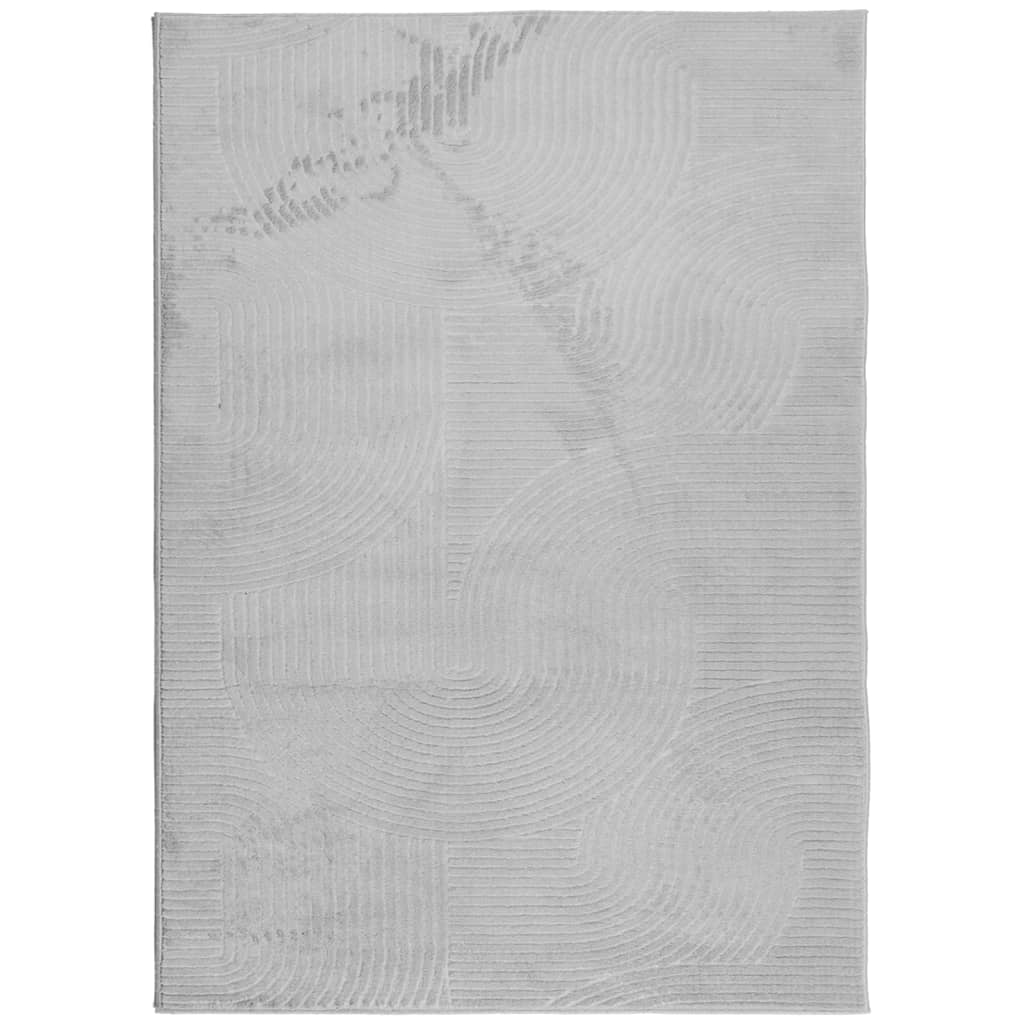 Tappeto IZA a Pelo Corto Aspetto Scandinavo Grigio 240x340 cm 375456