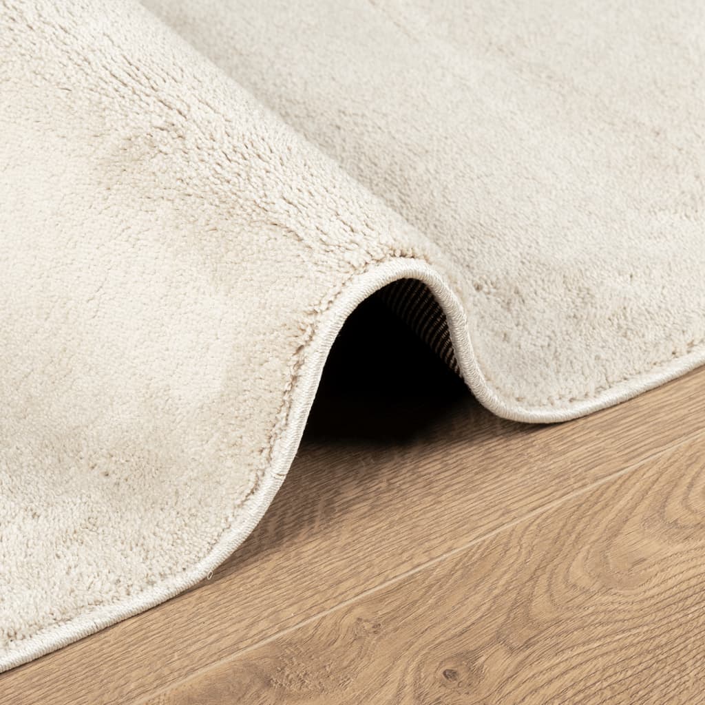 Tappeto OVIEDO a Pelo Corto Beige 60x110 cm 375484