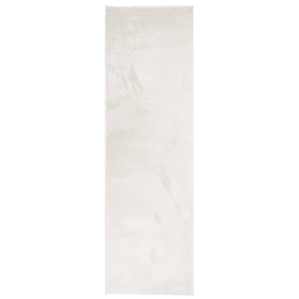 Tappeto OVIEDO a Pelo Corto Beige 80x250 cm 375487