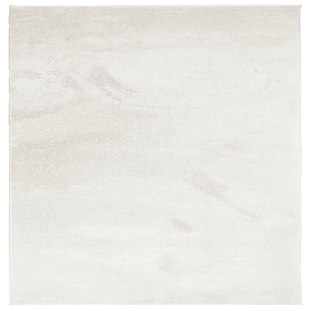 Tappeto OVIEDO a Pelo Corto Beige 120x120 cm 375489