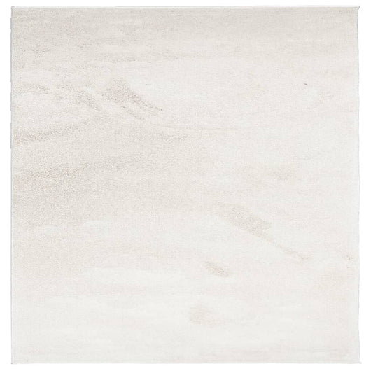 Tappeto OVIEDO a Pelo Corto Beige 160x160 cm 375492