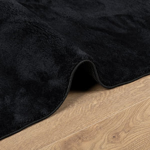 Tappeto OVIEDO a Pelo Corto Nero 60x110 cm 375550