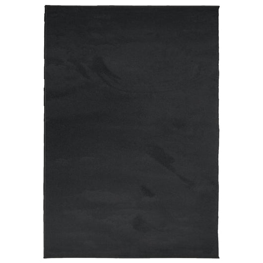 Tappeto OVIEDO a Pelo Corto Nero 120x170 cm 375556