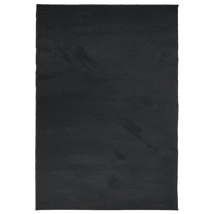 Tappeto OVIEDO a Pelo Corto Nero 120x170 cm 375556