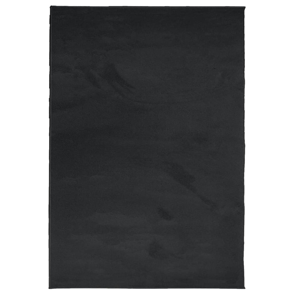 Tappeto OVIEDO a Pelo Corto Nero 200x280 cm 375561