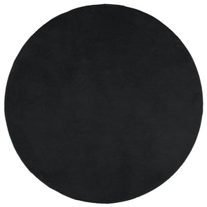 Tappeto OVIEDO a Pelo Corto Nero Ø 100 cmcod mxl 115709