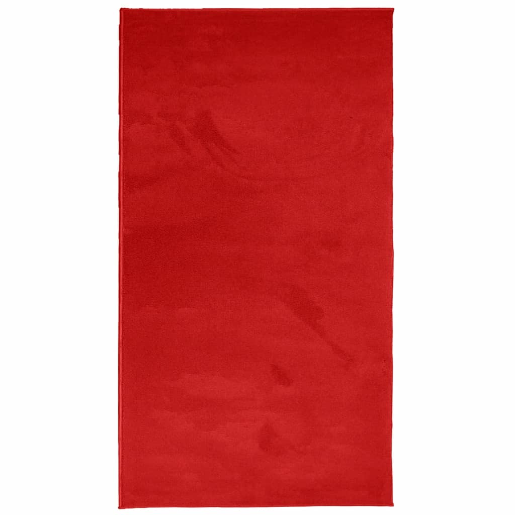 Tappeto OVIEDO a Pelo Corto Rosso 80x150 cm 375617