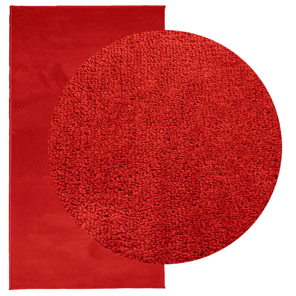 Tappeto OVIEDO a Pelo Corto Rosso 80x150 cm 375617