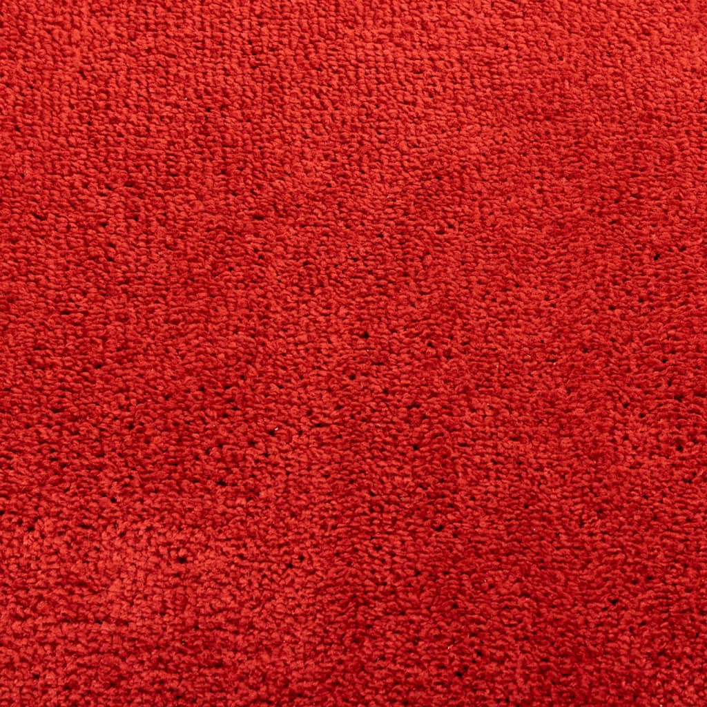 Tappeto OVIEDO a Pelo Corto Rosso 80x150 cm 375617