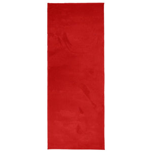 Tappeto OVIEDO a Pelo Corto Rosso 80x200 cm 375618