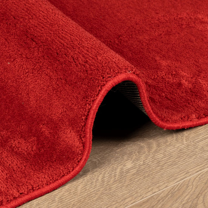 Tappeto OVIEDO a Pelo Corto Rosso 80x200 cm 375618