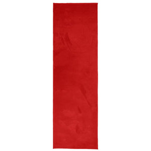 Tappeto OVIEDO a Pelo Corto Rosso 80x250 cm 375619