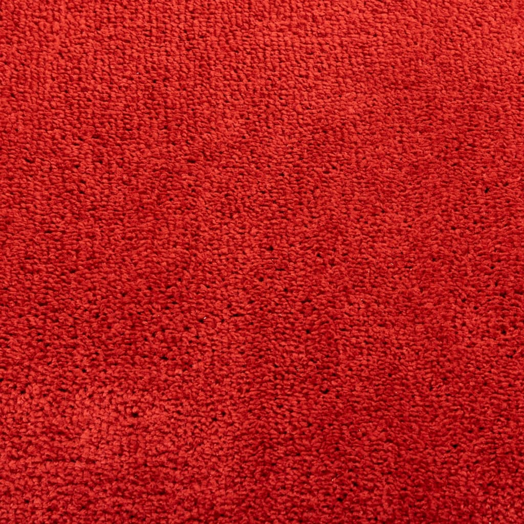 Tappeto OVIEDO a Pelo Corto Rosso 80x250 cm 375619