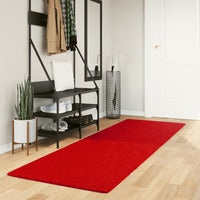 Tappeto OVIEDO a Pelo Corto Rosso 80x250 cm 375619