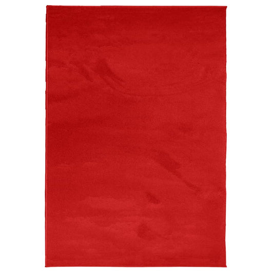 Tappeto OVIEDO a Pelo Corto Rosso 120x170 cm 375622