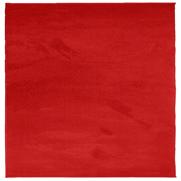 Tappeto OVIEDO a Pelo Corto Rosso 160x160 cm 375624