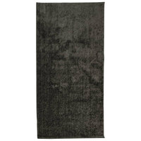 Tappeto a Pelo Lucido Lungo ISTAN Effetto Antracite 100x200 cm 375639