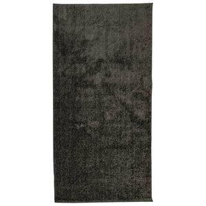 Tappeto a Pelo Lucido Lungo ISTAN Effetto Antracite 100x200 cm 375639