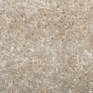 Tappeto Pelo Lungo Effetto Lucido Beige 120x170 cm 375652