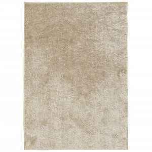 Tappeto a Pelo Lucido Lungo ISTAN Effetto Beige 160x230 cmcod mxl 85941