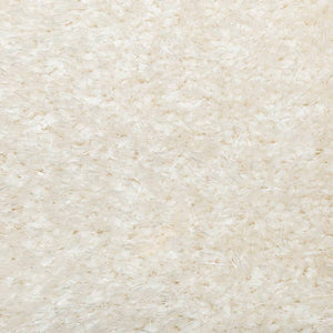 Tappeto Pelo Lungo Effetto Lucido Crema 120x170 cm 375664