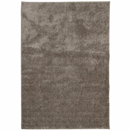 Tappeto a Pelo Lucido Lungo ISTAN Effetto Grigio 140x200 cmcod mxl 86020