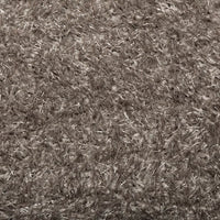 Tappeto a Pelo Lungo Effetto Lucido Grigio 240x340 cm 375680