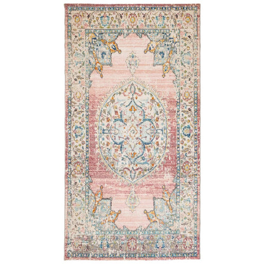 Tappeto Interni e Esterni Design Vintage Multicolore 80x150cm 375686