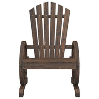 Sedie da Giardino Adirondack 4 pz in Legno Massello di Abete 3207118