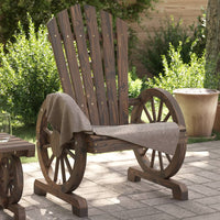 Sedie da Giardino Adirondack 4 pz in Legno Massello di Abetecod mxl 115490