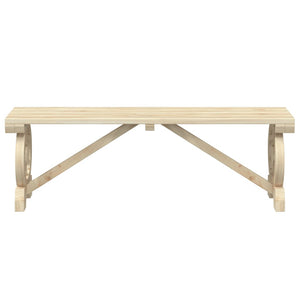 Panche da Giardino 2 pz in Legno Massello di Abete 3207135