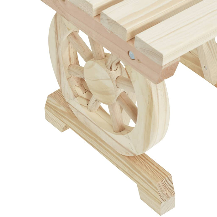 Panche da Giardino 2 pz in Legno Massello di Abete 3207135