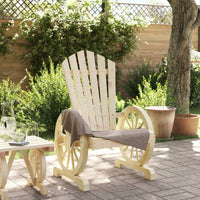 Sedia da Giardino Adirondack in Legno Massello di Abetecod mxl 115254