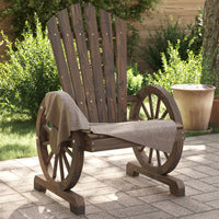 Sedie da Giardino Adirondack 2 pz in Legno Massello di Abete 365092