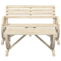 Set Salotto da Giardino 2 pz in Legno Massello di Abete 365105