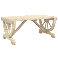 Tavolino da Giardino 90x50x40 cm in Legno Massello di Abetecod mxl 115256