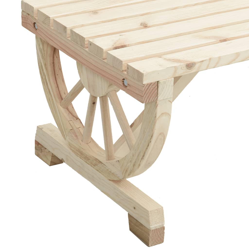 Tavolo da Giardino 115x55x65 cm in Legno Massello di Abete 365113